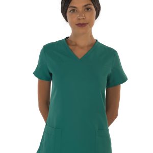 Women's short sleeve scrub (Surgical green)