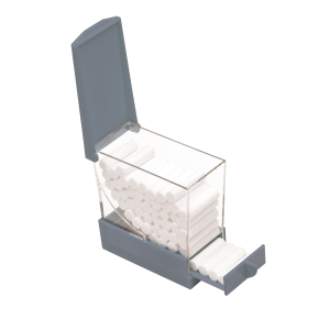 Cotton roll dispenser