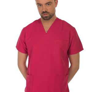 Unisex short sleeve scrub (Pink)