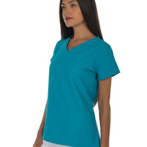 Women's short sleeve scrub (Turquoise)