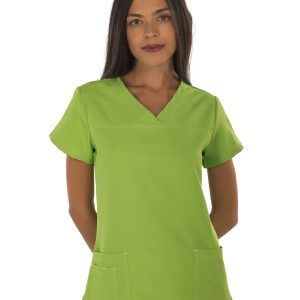 Women's short sleeve scrub (Apple green)