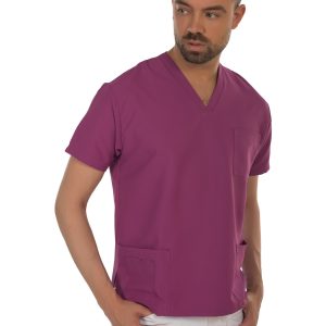 Unisex short sleeve scrub (Violet)